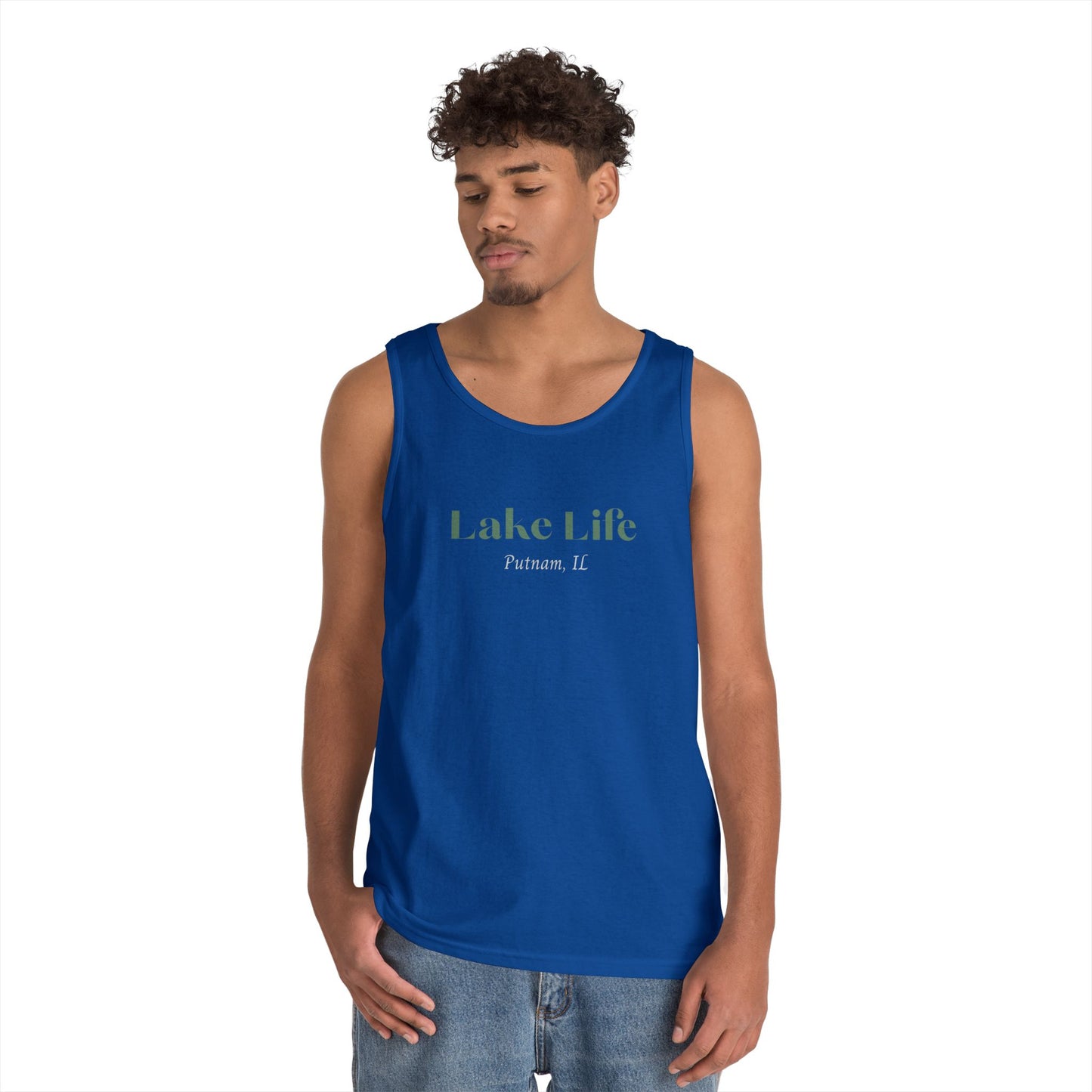 Lake Life Unisex Cotton Tank Top