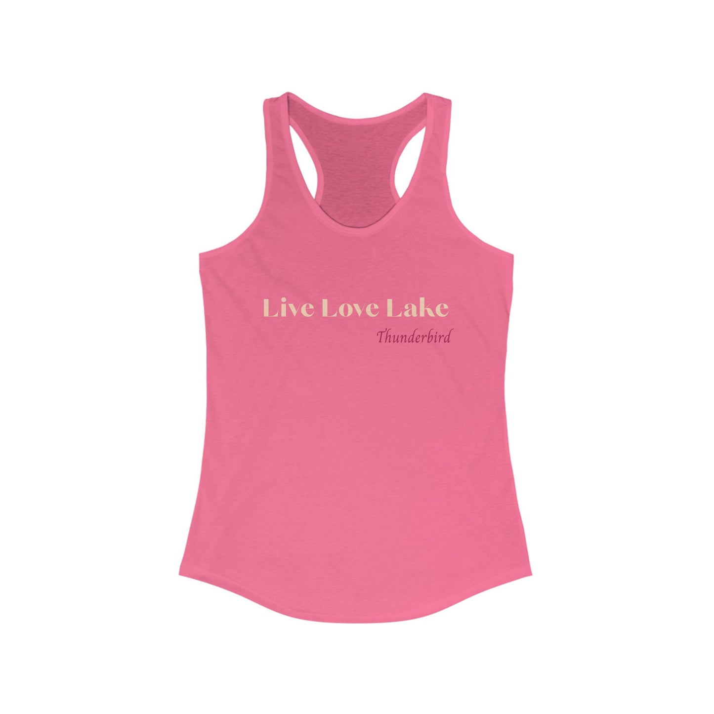 Live Love Lake Thunderbird Women's Racerback Tank