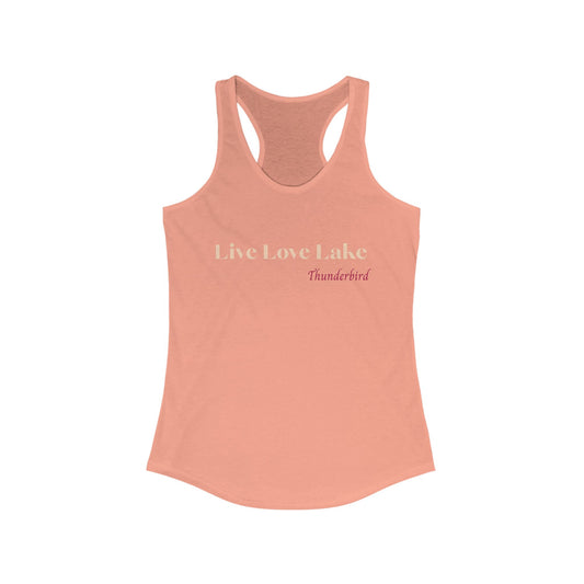 Live Love Lake Thunderbird Women's Racerback Tank