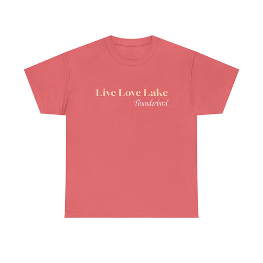 Live Love Lake Thunderbird, Unisex Cotton Tee