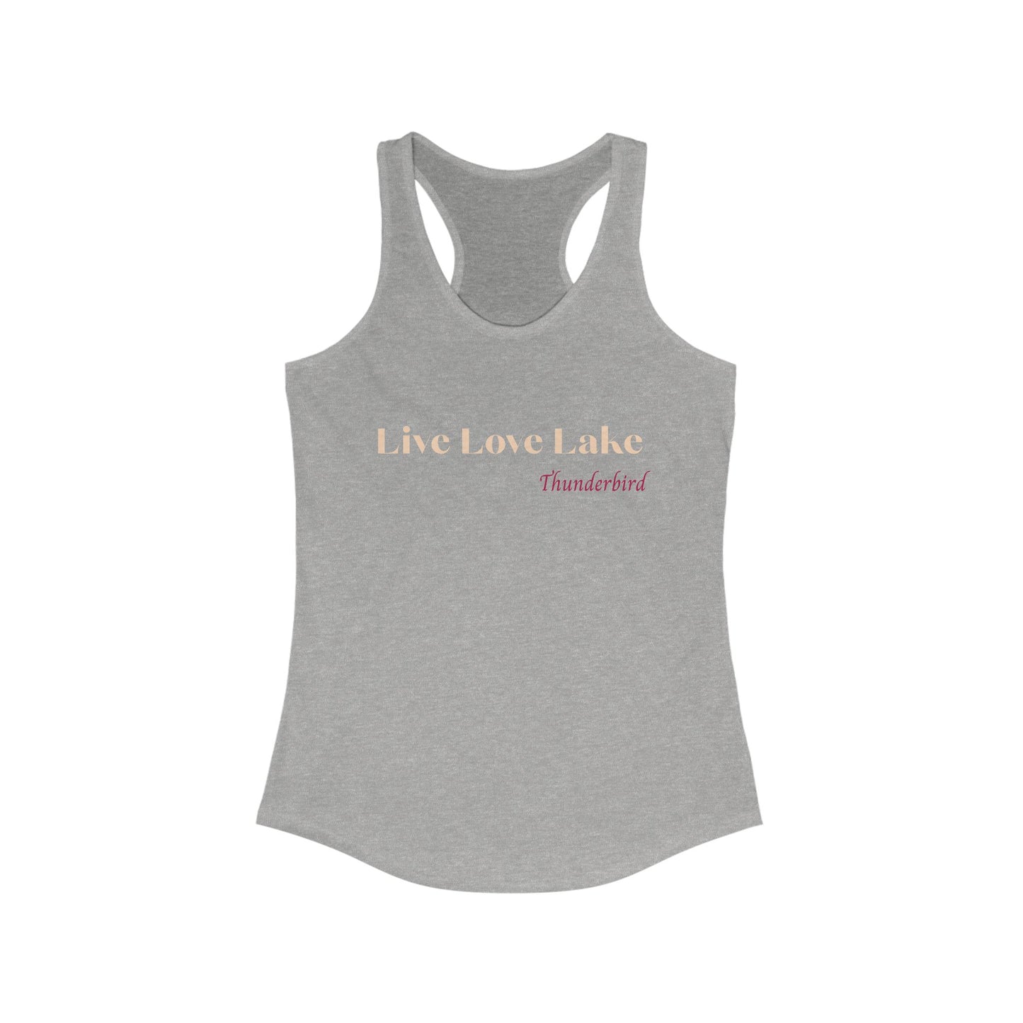 Live Love Lake Thunderbird Women's Racerback Tank