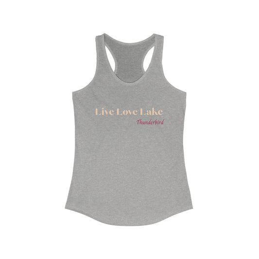 Live Love Lake Thunderbird Women's Racerback Tank